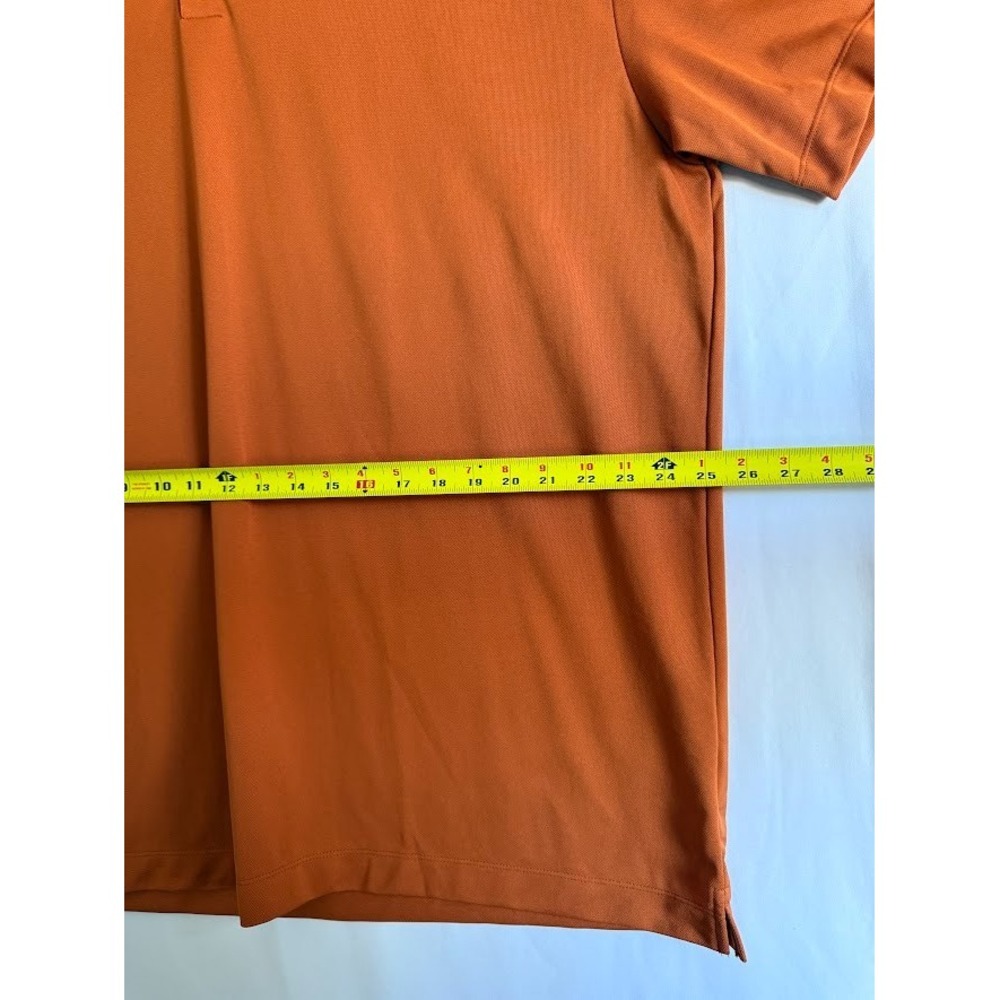 Nike Golf Polo Shirt Men Orange 3XL Fit Dry Performance Short Sleeve Lightweight - Picture 8 of 14